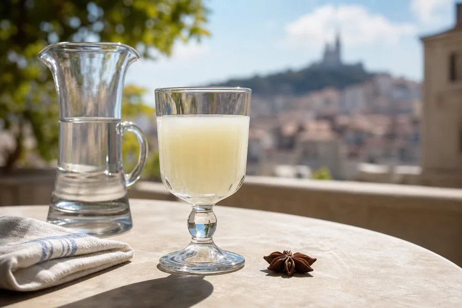 Boisson anisee sans alcool Chez Nino.