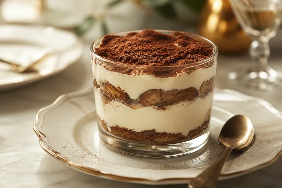 Tiramisu maison Chez Nino.